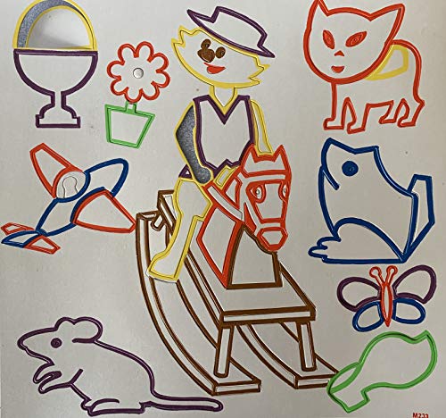 Boss Cat Vintage 1977 Philmar Hanna Barbera Productions Top Stencil And Crayon Set - Includes Press out Stencils and 6 Coloured Crayons - In The Original Box - Shop Stock Room Find …