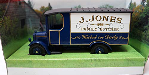 Vintage 2000 Dads Army Corgi Classic's Thornycroft Van Die Cast Replica with Mr Jones figure - Brand New Shop Stock Room Find