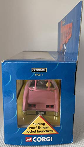 Vintage Corgis 2004 Gerry Andersons Classic Thunderbirds No. CC00601 Lady Penelopes Fab 1 Pink Rolls Diecast Model Car - Brand New Factory Sealed Shop Stock Room Find