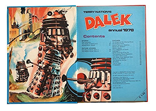 Vintage Terry Nation's The Dalek Annual 1978