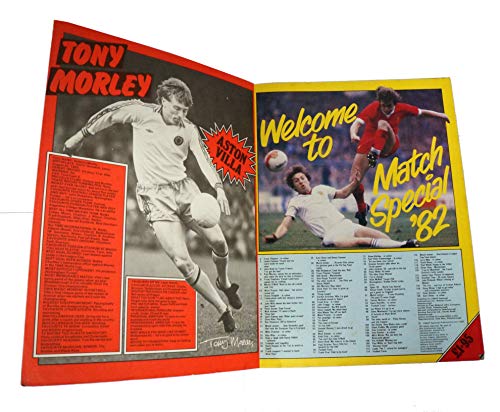 MATCH WEEKLY ALL-STAR FOOTBALL SPECIAL 1982 [paperback] N/A [Jan 01, 1982] …