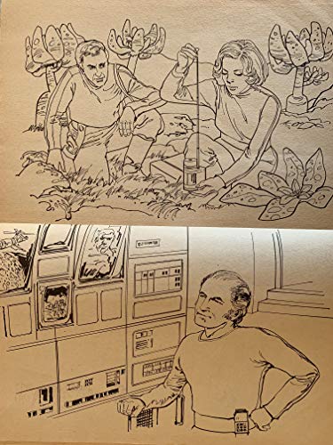 Vintage 1975 Gerry Andersons Space 1999 Colouring and Activity Book - Ultra Rare …