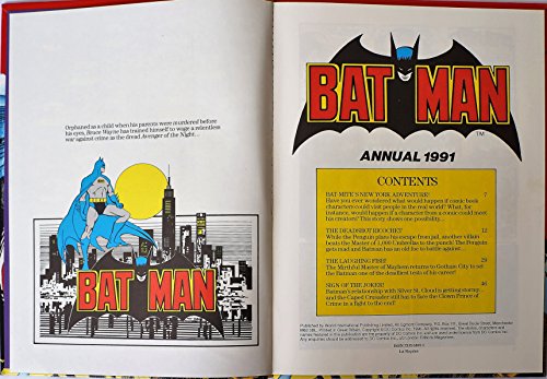 Batman 1991 Annual [hardcover] Unknown [Aug 01, 1990] …