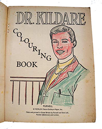 Dr Kildare Vintage 1963 A Story Colouring Book By Purnell - Authorized Edition Based On The Television Series …