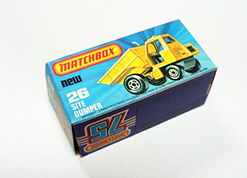Vintage 1978 Matchbox 75 Series No. 26 Superfast Site Dumper Truck By Lesney In The Original Box. Shop Stock Room Find …