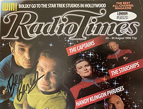 Radio Times Star Trek 30 Years Special Issue Vintage 1996 Autographed By Rick Berman, Brannon Braga & Ronald D Moore …