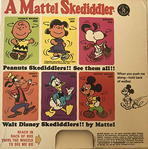 Vintage 1968 Walt Disneys Mickey Mouse Skediddler By Mattel Walking Moving Action Figure - Shop Stock Room Find