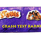 CRASH TEST BARNEY Load Him and Launch Him The Flintstones Action Figure Mattel