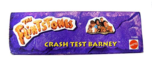 CRASH TEST BARNEY Load Him and Launch Him The Flintstones Action Figure Mattel