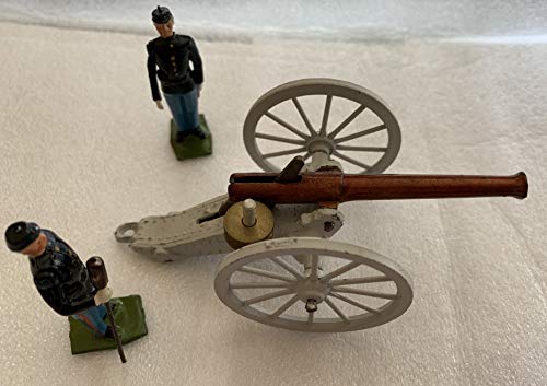 Vintage 1960's Britains Military Equipment American Cicil War Union Artillery No. 2057 Cannon And Figure Set In The Original Box - Shop Stock Room Find