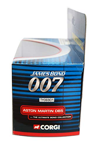 Vintage 2002 Corgi James Bond 007 Thunderball - Aston Martin DB5 1:36 Scale Die-Cast Car Vehicle Replica Number TY06901 - Brand New Shop Stock Room Find