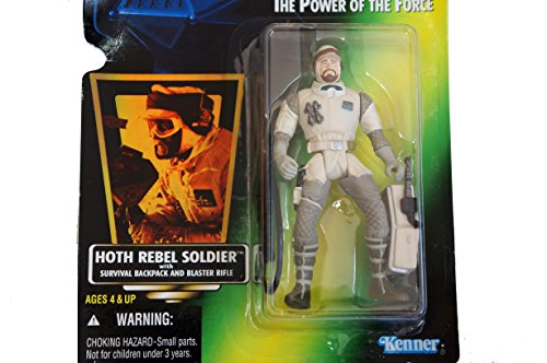 STAR WARS POWER OF THE FORCE 2 US HOLO GREEN CARD HOTH REBEL SOLDIER WITH SURVIVAL BACKPACK AND BLASTER RIFLE …