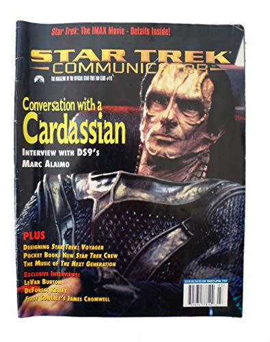Vintage 1996/1997 Star Trek Communicator - The Magazine of The Offical Star Trek Fan Club - 5 Editions Numbers 107/108 /