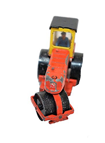 Vintage 1971 Dinky Toys No. 279 Aveling Barford Diesel Roller Master Pavior Diecast Replica Vehicle Model Rare Version WIth Black Rollers …