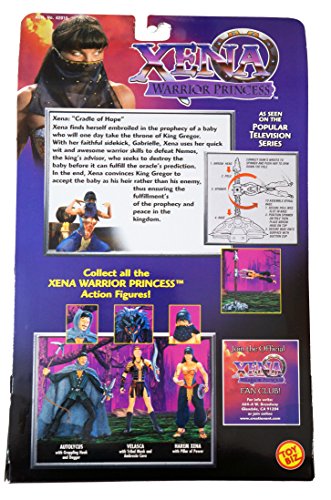 Vintage 1998 Xena Warrior Princess Harem Xena With Pillar Of Power Action Figure - Brand New Factory Sealed Shop Stock Room Find