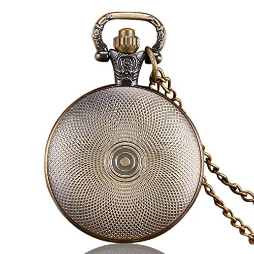 Darth Vader Star Wars Bronze Novelty Pocket Watch/Necklace On 80cm Chain Quartz Watch …