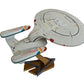 Vintage 1996 Playmates Star Trek The Next Generation Collectors Edition Transwarping Starship USS Enterprise NCC-1701D Model - Former Shop Counter Display Item
