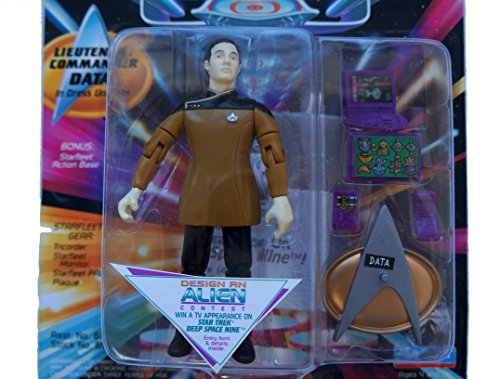 Vintage Playmates 1984 Star Trek The Next Generation Lieutenant Commander Data In Dress Uniform Action Figure - Brand New Factory Sealed Shop Stock Room Find