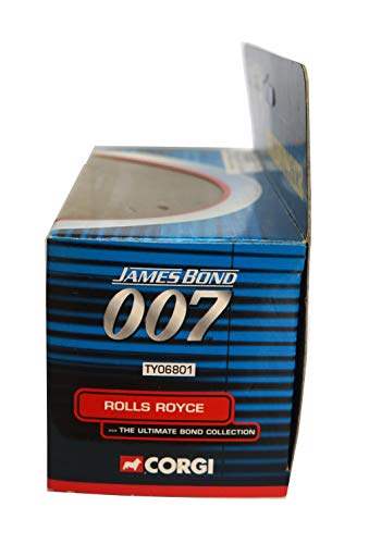 Vintage 2002 Corgi James Bond 007 Goldfinger - Rolls Royce 1:36 Scale Die-Cast Car Vehicle Replica Number TY06801 - Brand New Shop Stock Room Find