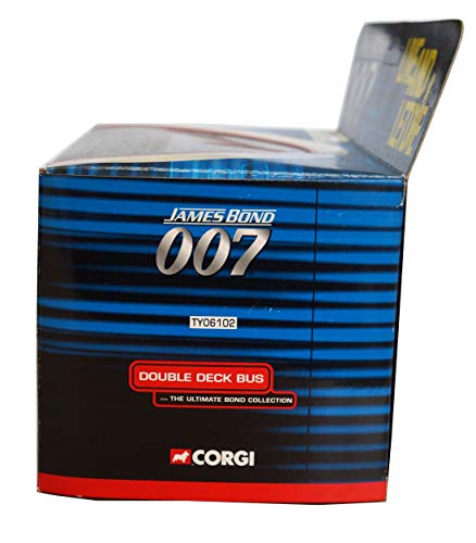 Vintage 2002 Corgi James Bond 007 Live And Let Die - Double Decker Bus 1:36 Scale Die-Cast Car Vehicle Replica Number TY06102 - Shop Stock Room Find