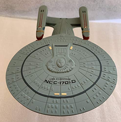 Vintage Enesco 1993 Star Trek The Next Generation USS Enterprise NCC-1701D Figurine On Stand