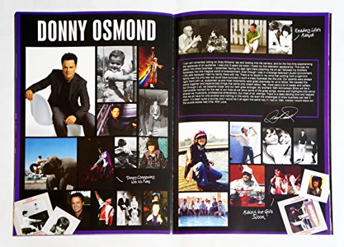 The Osmonds 50th Anniversary Tour 2008 Official Collectors Edition Souvenir Programme Near Mint Condition Very Rare