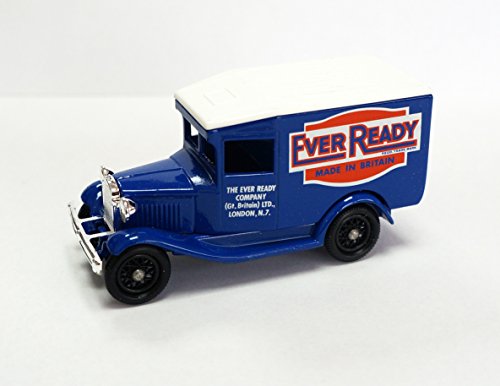 Vintage Lledo 1983 Promotional Models Of Days Gone 1934 Ford Model A Ever Ready Batteries Delivery Van Diecast Replica Vehicle New In The Box - Shop Stock Room Find …