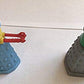 Vintage 1965 Dr Doctor Who & The Daleks Set Of 2 Dalek Swapits By Cherilea Toys 2 1/2 Inches Tall Sold Exclusively By Woolworths In 1965 …