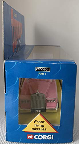 Vintage Corgis 2004 Gerry Andersons Classic Thunderbirds No. CC00601 Lady Penelopes Fab 1 Pink Rolls Diecast Model Car - Brand New Factory Sealed Shop Stock Room Find