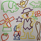 Boss Cat Vintage 1977 Philmar Hanna Barbera Productions Top Stencil And Crayon Set - Includes Press out Stencils and 6 Coloured Crayons - In The Original Box - Shop Stock Room Find …