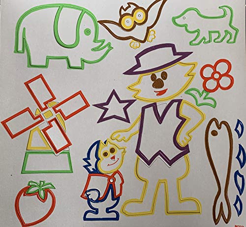 Boss Cat Vintage 1977 Philmar Hanna Barbera Productions Top Stencil And Crayon Set - Includes Press out Stencils and 6 Coloured Crayons - In The Original Box - Shop Stock Room Find …