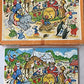 Vintage 1980 Victory Product 50 Piece Hand Cut Wood Jig-Saw Puzzle Animal Pop - Complete & In The Original Box …