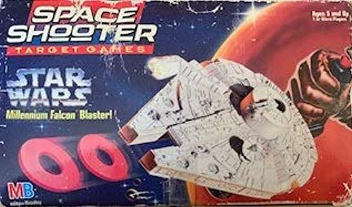 Vintage Milton Bradley 1996 Star Wars Electronic Millennium Falcon Blaster Space Shooter Target Game