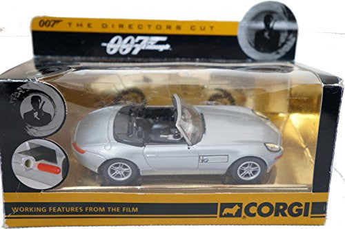 Vintage Corgi 2006 James Bond 007 Directors Cut - The World Is Not Enough - BMW Z8 1:36 Scale Die-Cast Car Vehicle Model Number CC05004 - Brand New Shop Stock Room Find
