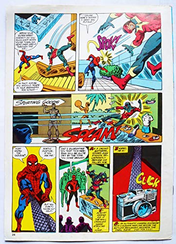 Vintage Marvel Comics 1982 Super Spider-Man TV Comic Issue No. 462 January 13th 1979 - Ex Shop Stock …