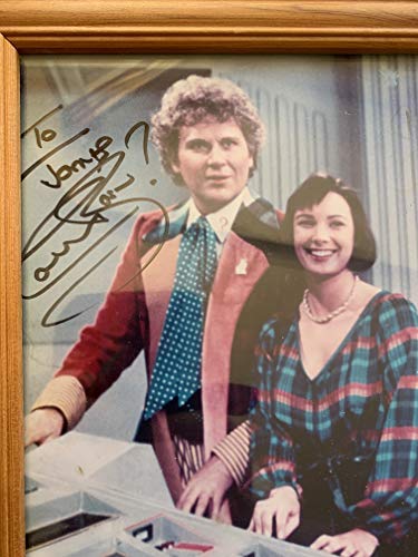 Dr Doctor Who The Sixth Doctor Colin Baker Autograph Photograph Mounted In A Wooden Frame …