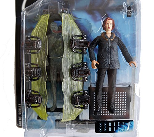 The X Files Series 1 Agent Dana Scully 6 Inch Action Figure plus Cryopod Chamber With Human Host Figure - Brand New Factory Sealed Shop Stock Room Find