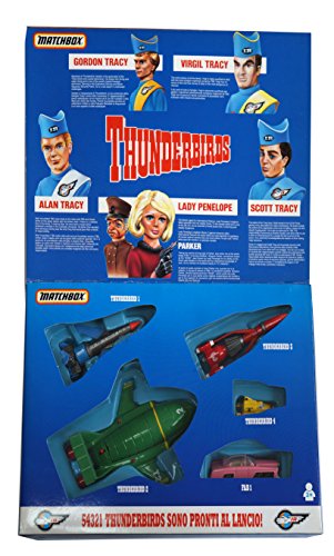Vintage Matchbox 1992 Gerry Andersons Thunderbirds International Rescue DieCast 5 Vehicle Rescue Pack - Factory Sealed Shop Stock Room Find