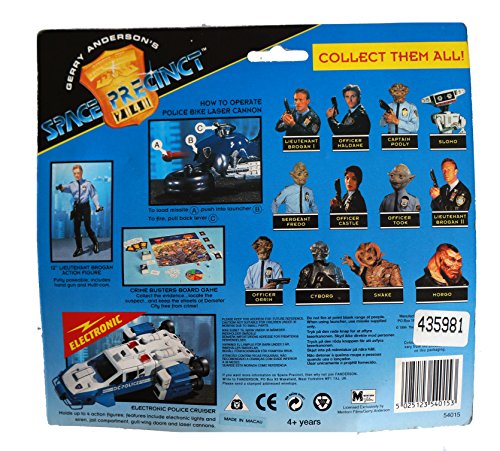 Vintage 1994 Vivid Imaginations Gerry Andersons Space Precinct 2040 Police Bike - Factory Sealed Shop Stock Room Find
