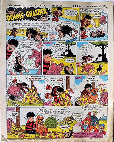 The Beano Comic No.2546 May 4th 1991 [paperback] Comic [Jan 01, 1991] …