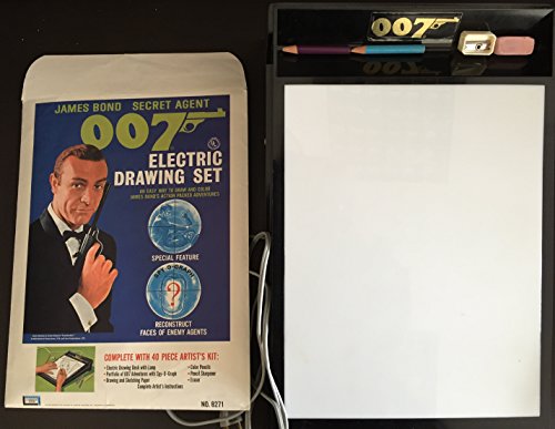 Vintage 1966 James Bond Secret Agent 007 Electric Drawing Set Number 8271 By Lakeside Toys 1966 In The Original Box - Ultra Rare Vintage Item …