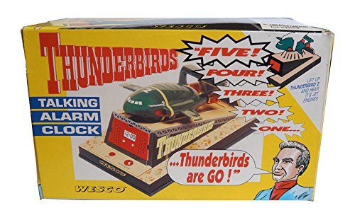 Vintage Gerry Andersons Thunderbirds - Thunderbird 2 Talking Alarm Clock. Released By Wesco in 1992 Brand New Shop Stock Room Find …