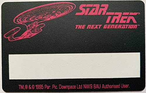 Vintage 1995 Star Trek The Next Generation USS Enterprise NCC-1701D Wallet Card By Downpace Ltd Shop Stock Room Find …