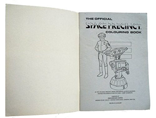 Vintage 1995 Gerry Andersons Space Precinct 2040 Colouring Book - Brand New Shop STock Room Find [paperback] Grandreams,Gerry Anderson [Jan 01, 1995] …