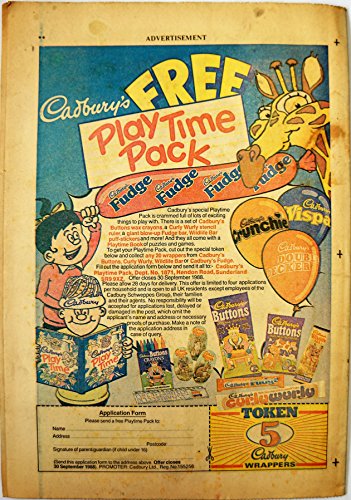 Vintage Rare Victor Weekly Comic Magazine No. 1421 Boys Comic Every Monday 14th May 1988 By D C Thomson & Co …