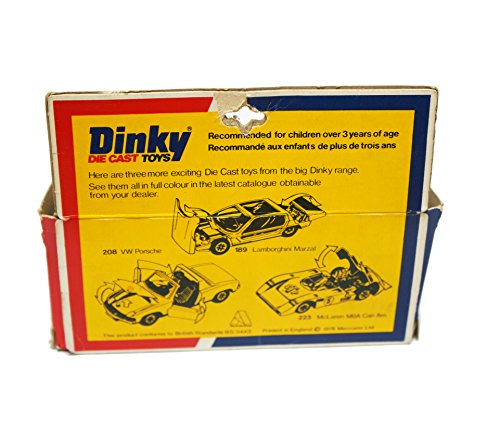 Vintage 1978 Dinky Die Cast Toys No. 221 Corvette Stingray Sports Car 1/43 Scale Replica Vehicle New In The Original Box - Shop Stock Room Find …