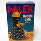 Vintage Dr Doctor Who 1976 Dalek Bubble Bath 250ml By The Water Margin Yellow And Black Blastic Dalek Full Of Bubble Bath In The Original Box - Ultra Rare Item - Shop Stock Room Find …