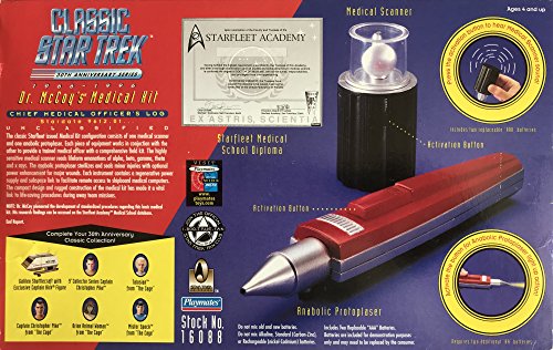 Vintage 1996 Playmates Star Trek The Original Series - Classic Dr McCoy's Medical Kit - Brand New Factory Sealed Shop Stock Room Find