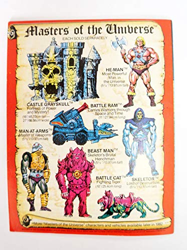 Vintage 1982 Masters Of The Universe - Battle in The Clouds Mini Comic Book - Former Comic Shop Stock …