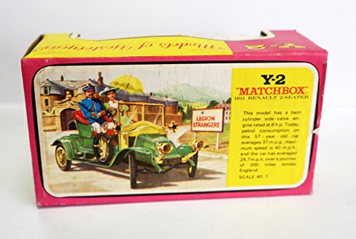 Matchbox Lesney Model Of Yesteryear 1911 Renault No 2 toy Jan